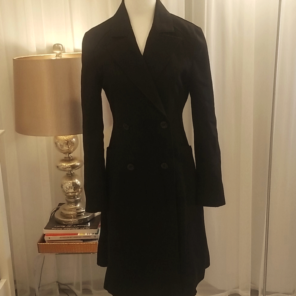 Double Button Wool Coat